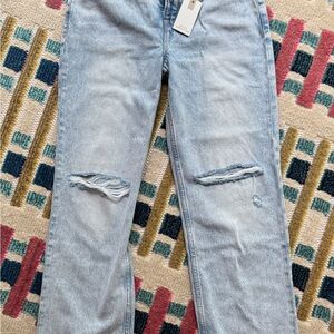 Good American Light Blue '90s Relaxed Jeans